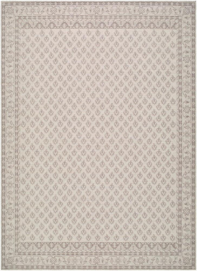 Surya Shanti NBSH-2301 Brown;Gray;Mustard;Off-White 2'7" x 7'10" Rug