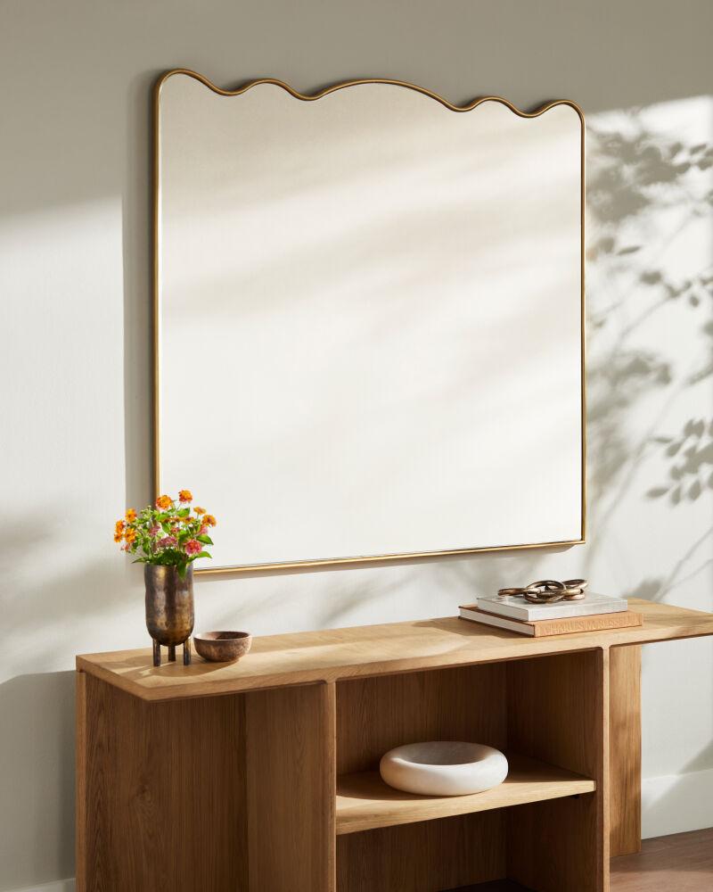 Livabliss Nerlyn NERI-001 45"H x 47"W x 1"D Mirror