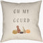 Surya Oh My Gourd OMG-001 Amber;Beige;Brown;Dark Brown;Mustard;Tan;White 16"L x 16"W Fabric