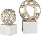 Surya Orb ORB-001 8"H x 5"W x 5"D Decorative Sculpture