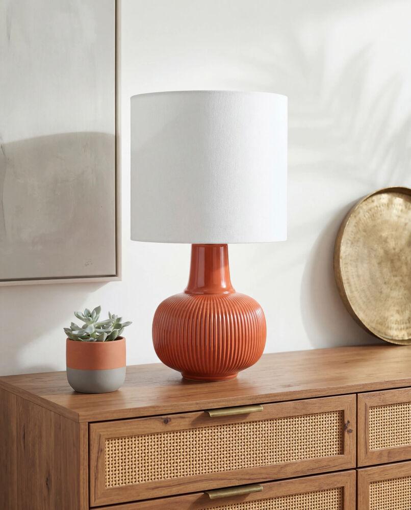 Livabliss Ormelle ORML-016 19"H x 10"W x 10"D Table Lighting