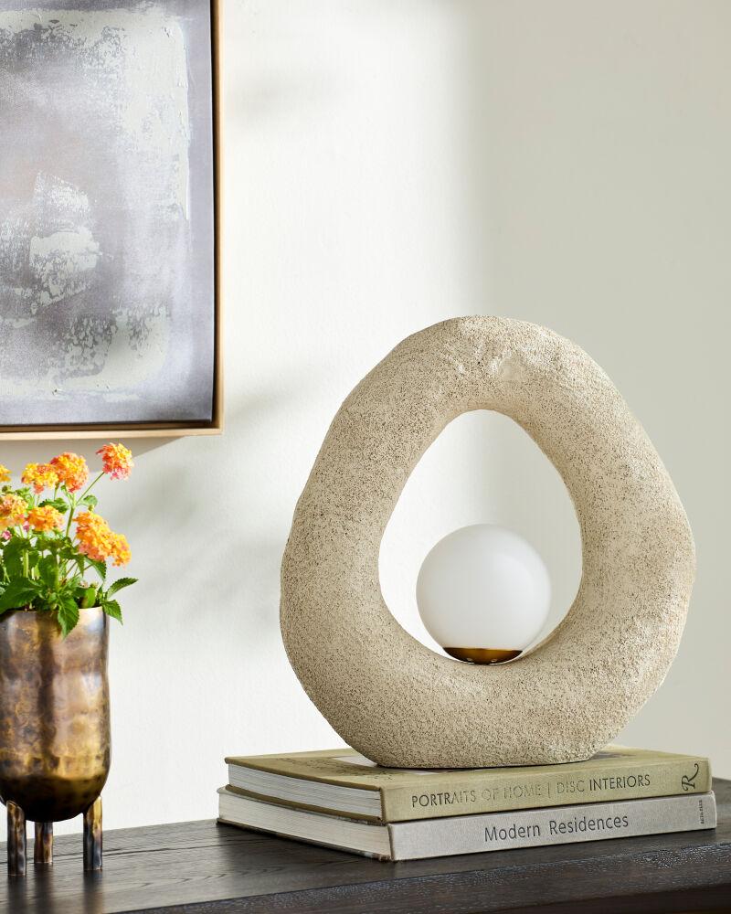 Livabliss Oshira OSHR-001 16"H x 15"W x 5"D Table Lighting
