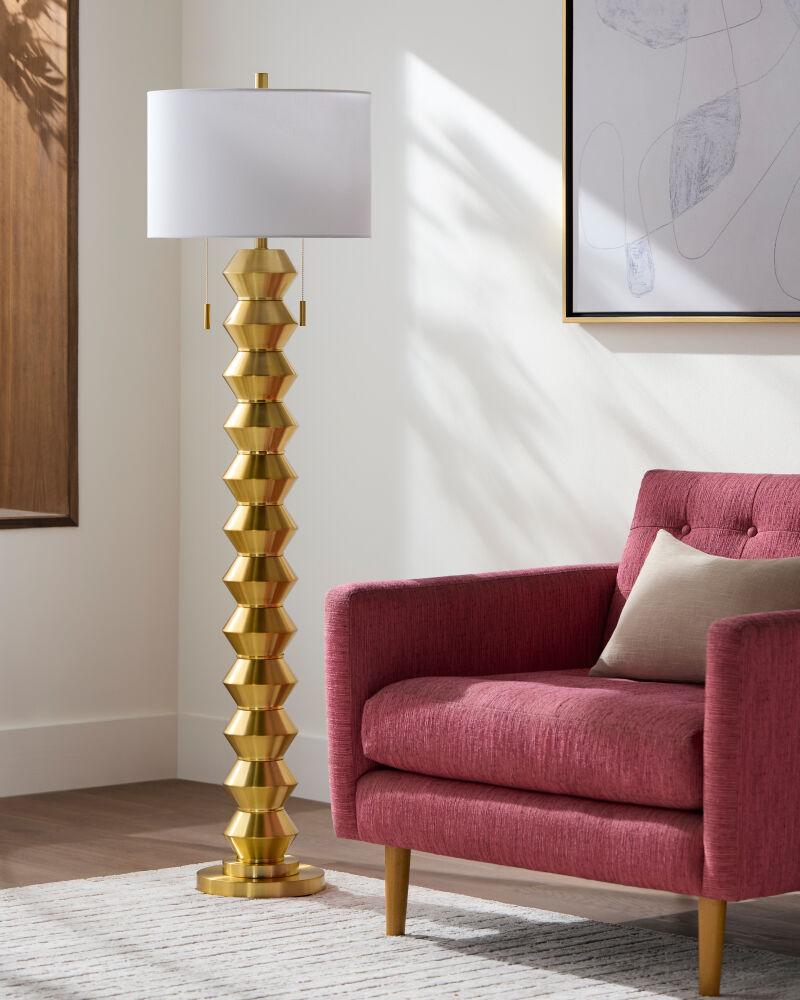 Livabliss Olivet OVT-002 62"H x 17"W x 17"D Table Lighting