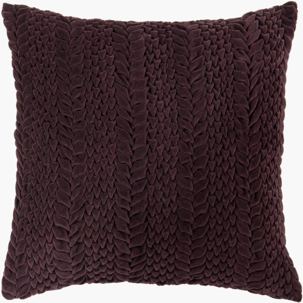 Surya Velvet Luxe P-0277  18"L x 18"W Fabric