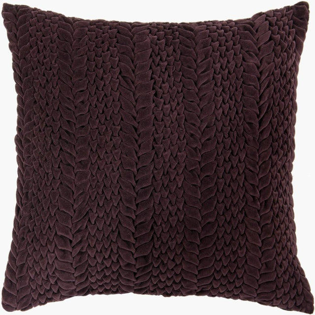 Surya Velvet Luxe P-0277  18"L x 18"W Fabric