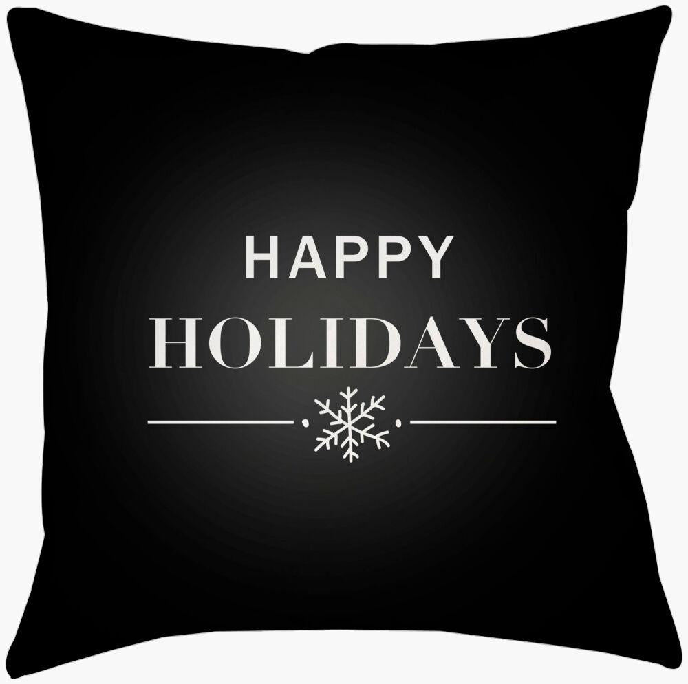 Surya Happy Holidays PHDHH-001  18"L x 18"W Fabric