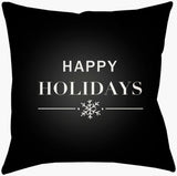 Livabliss Happy Holidays PHDHH-001 18"L x 18"W Pillow