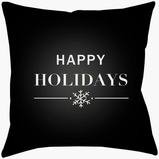 Livabliss Happy Holidays PHDHH-001 18"L x 18"W Pillow