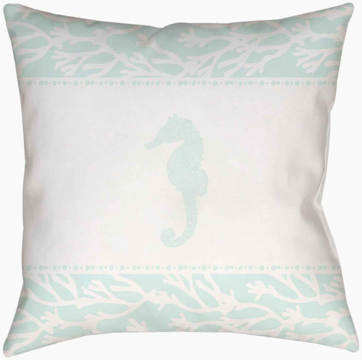 Livabliss Seasalt & Seahorses PHDSH-001 14"L x 24"W Pillow