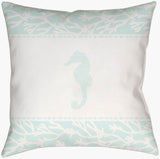 Livabliss Seasalt & Seahorses PHDSH-001 14"L x 24"W Pillow