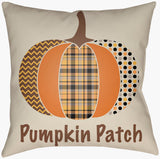 Livabliss Pumpkin Patch PKP-001 18"L x 18"W Pillow