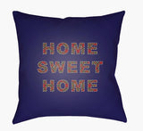 Livabliss Home Sweet Home PLAID-017 18"L x 18"W Pillow