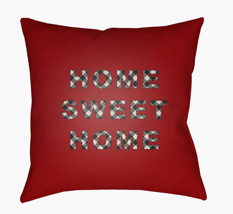 Surya Home Sweet Home PLAID-019  20"L x 20"W Fabric