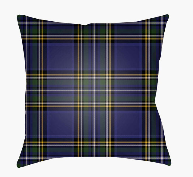 Surya Tartan II PLAID-026  18"L x 18"W Fabric
