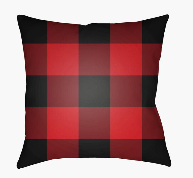 Surya Checker PLAID-033  20"L x 20"W Fabric