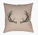 Surya Antlers PLAID-035  20"L x 20"W Fabric