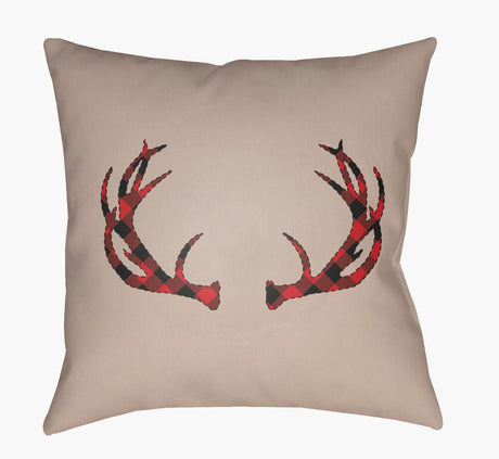 Surya Antlers PLAID-036  20"L x 20"W Fabric