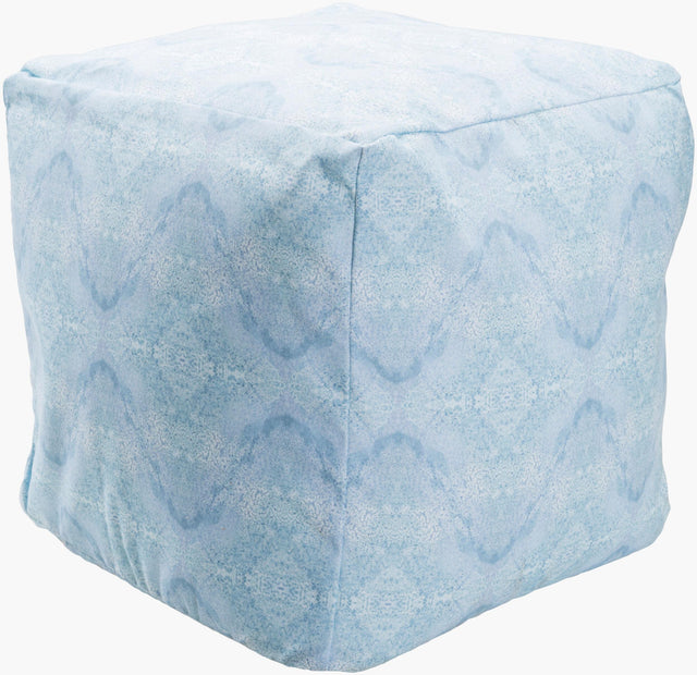 Livabliss Agua POUF-1038 18"H x 18"W x 18"D Pouf