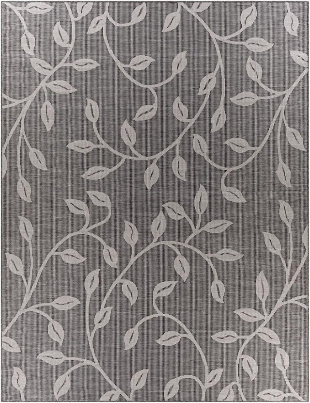 Surya Pasadena PSA-2319 Black;Charcoal 2'6" x 7'3" Rug