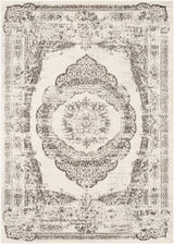 Surya Pisa PSS-2302 Black;Charcoal;Light Slate;Medium Gray;Off-White 4'11" x 7' Rug