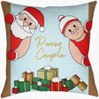 Livabliss Power Couple PWC-001 16"L x 16"W Pillow