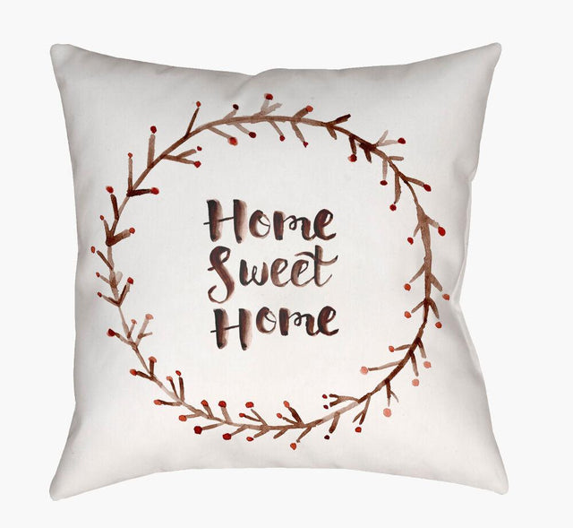 Surya Home Sweet Home II QTE-019  20"L x 20"W Fabric