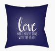 Surya Love The Place QTE-053  18"L x 18"W Fabric