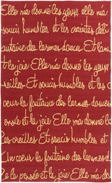 Surya Rain RAI-1235 Red;Wheat 8' x 10' Rug