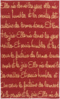 Surya Rain RAI-1235 Red;Wheat 8' x 10' Rug