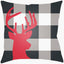 Livabliss Reindeer Buffalo RDB-001 18"L x 18"W Pillow