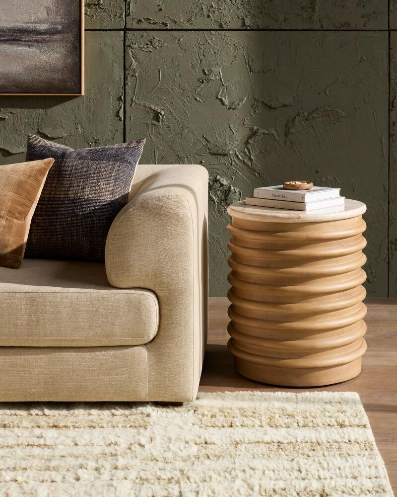 Surya Redondo RDDO-001 23"H x 20"W x 20"D Accent Table