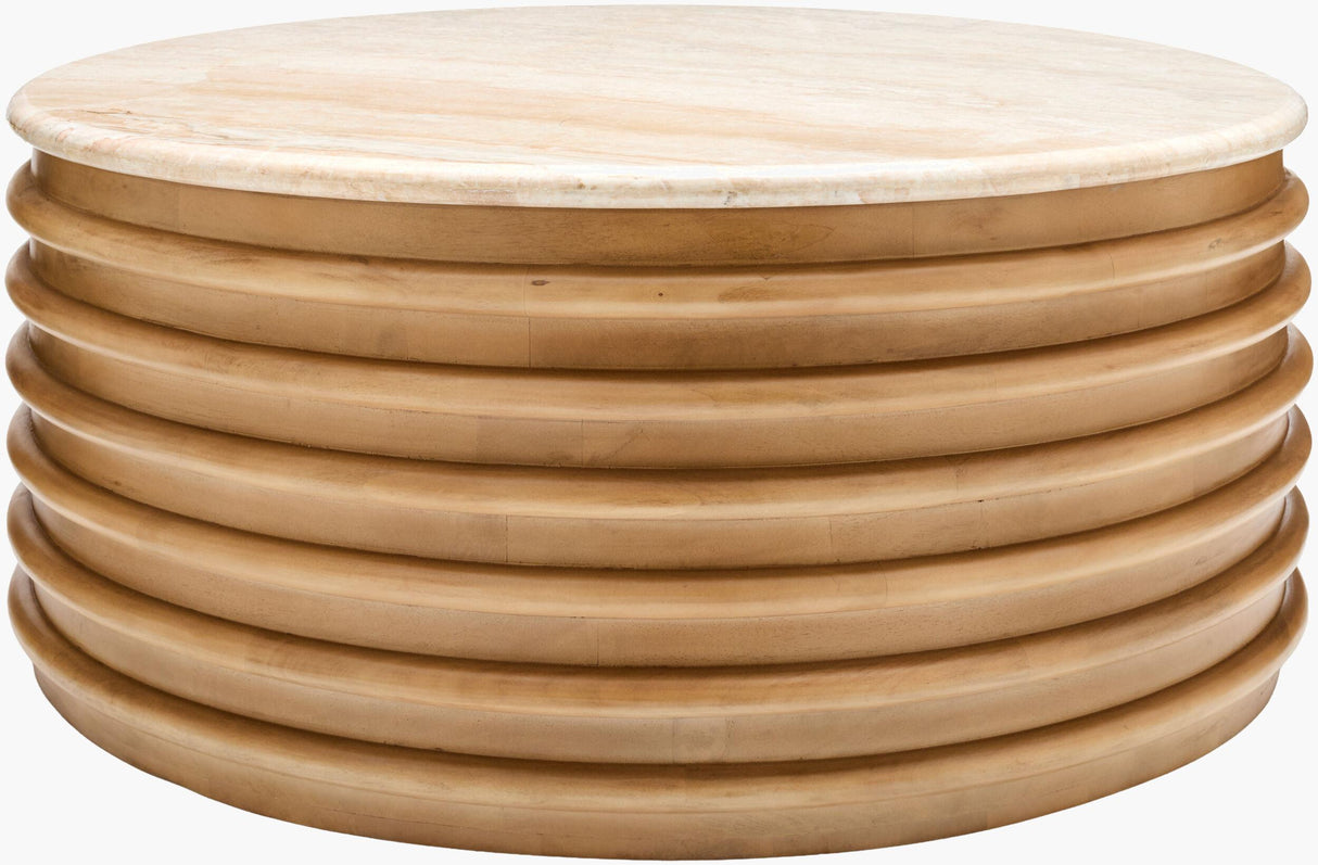 Surya Redondo RDDO-002 17"H x 38"W x 38"D Accent Table
