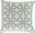 Surya Rain RG-003 Grass Green;Light Beige 20"L x 20"W Fabric