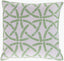 Surya Rain RG-003 Grass Green;Light Beige 20"L x 20"W Fabric