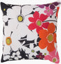 Surya Rain RG-008 Black;Burnt Orange;Mustard;Plum;Purple;Red;White 20"L x 20"W Fabric