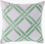 Surya Rain RG-027 Grass Green;Light Beige 18"L x 18"W Fabric