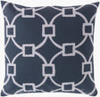 Surya Rain RG-045 Light Beige;Navy 20"L x 20"W Fabric