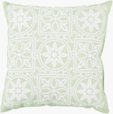 Surya Rain RG-061 Blush;Seafoam 18"L x 18"W Fabric