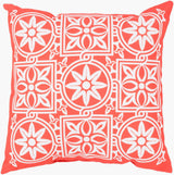 Surya Rain RG-063 Blush;Dusty Coral 20"L x 20"W Fabric