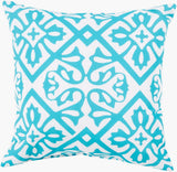 Surya Rain RG-066 Aqua;Blush 18"L x 18"W Fabric