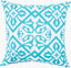 Surya Rain RG-066 Aqua;Blush 18"L x 18"W Fabric