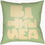 Surya Rain RG-075 Off-White;Seafoam 18"L x 18"W Fabric