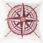 Surya Rain RG-077 Dusty Coral;Ivory;Red 20"L x 20"W Fabric