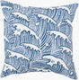 Surya Rain RG-096 Blush;Dark Blue 18"L x 18"W Fabric