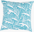 Surya Rain RG-098 Aqua;Blush 26"L x 26"W Fabric