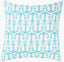 Surya Rain RG-114 Aqua;Off-White 20"L x 20"W Fabric