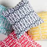 Surya Rain RG-114 Aqua;Off-White 20"L x 20"W Fabric