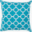 Surya Rain RG-118 Aqua;Light Gray 20"L x 20"W Fabric