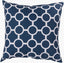 Surya Rain RG-119 Dark Blue;Light Gray 20"L x 20"W Fabric