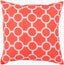 Surya Rain RG-120 Coral;Light Gray 26"L x 26"W Fabric